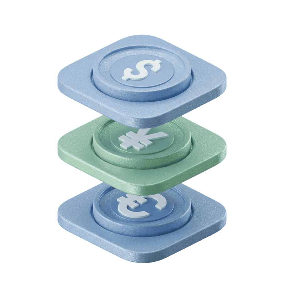 Customer pays in crypto