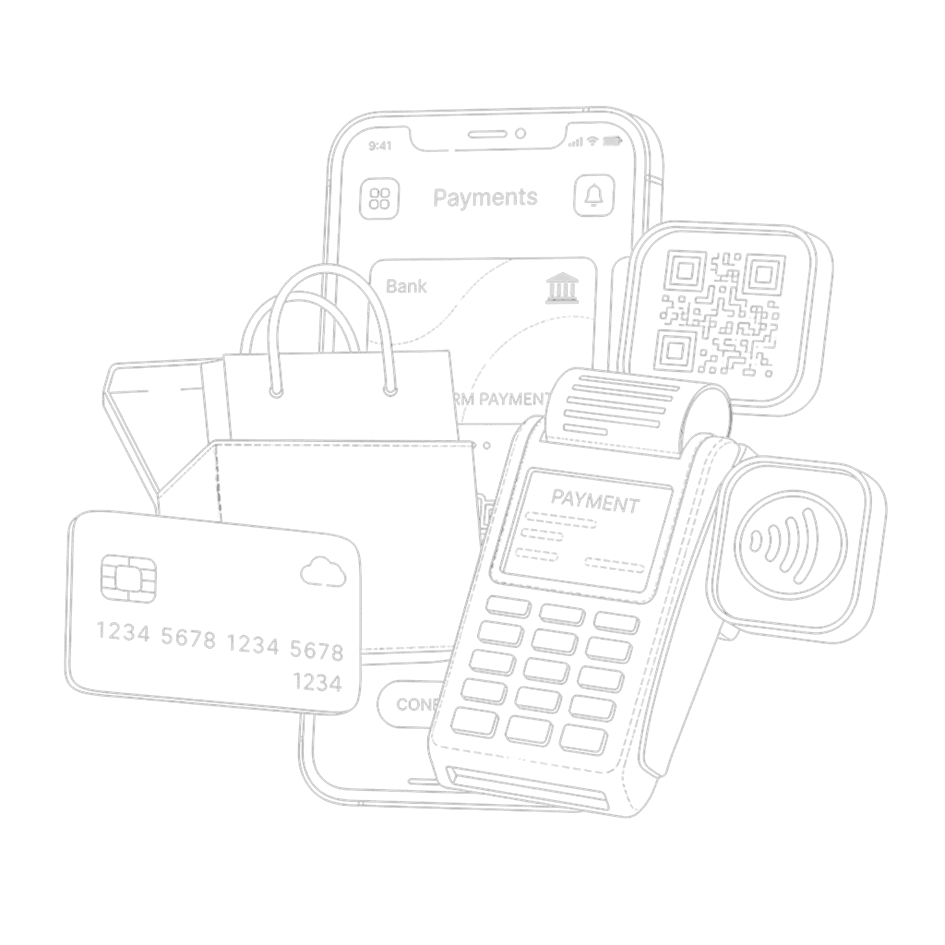 Multiple payment channels and rails represented in one interface